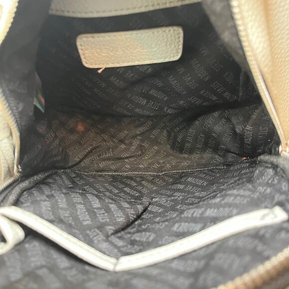 Steve Madden Women's Faux Leather Mini Backpack Adjustable Light Green - Picture 6 of 9